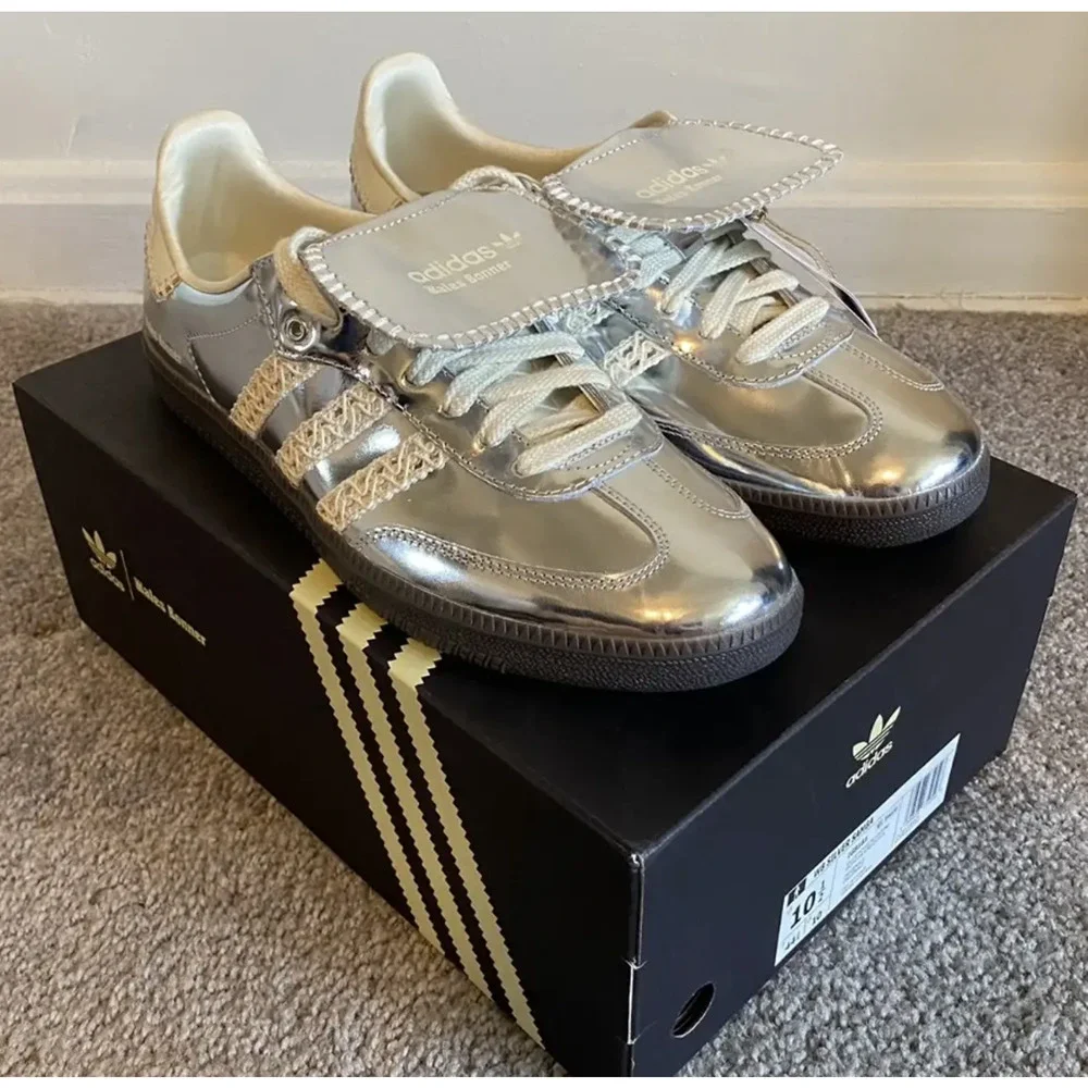 adidas gazelle silver green womens Adidas Samba 'Wales Bonner Silver' (2023)  PUSHAS